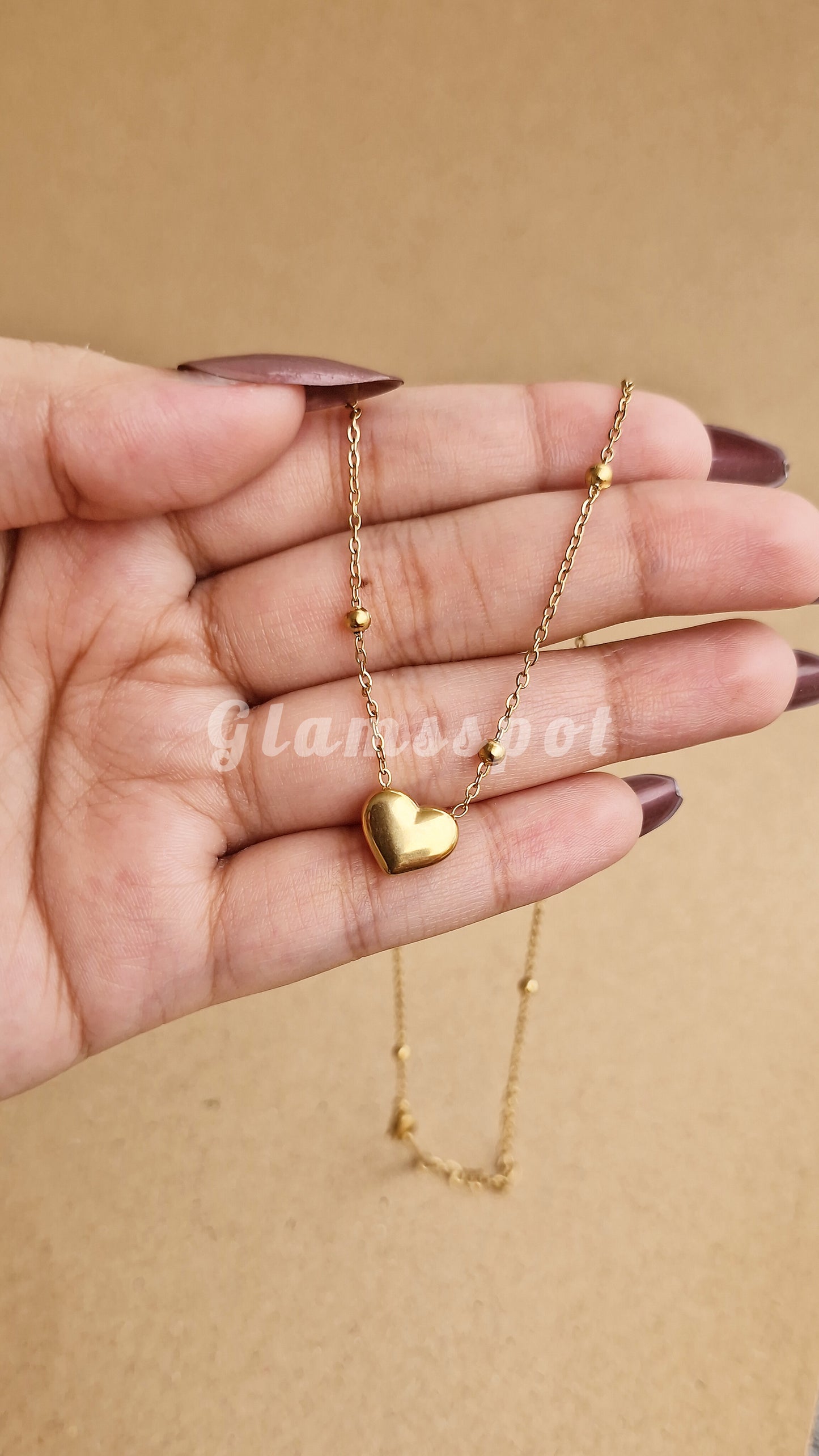 Sleek Heart Pendant