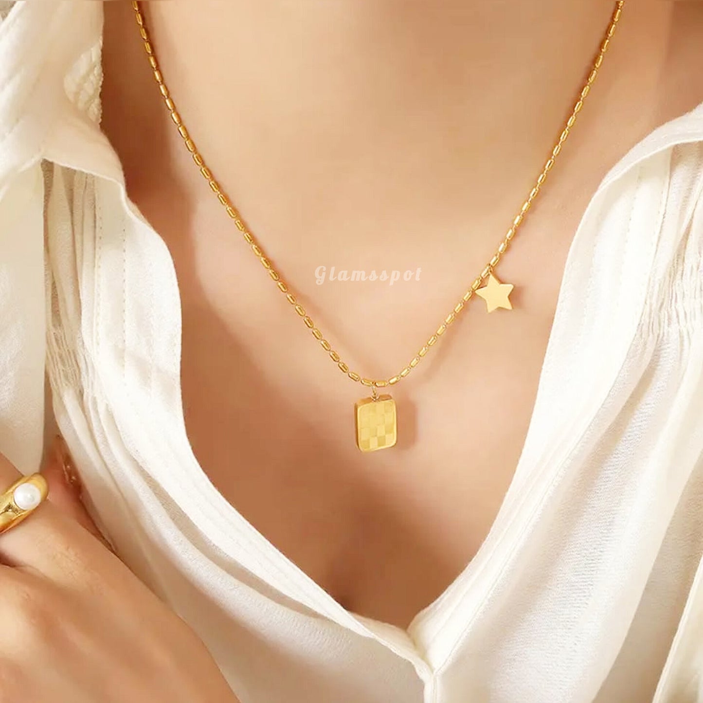 Gold Bar Necklace