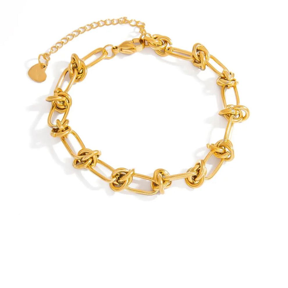Gold twited Bracelet