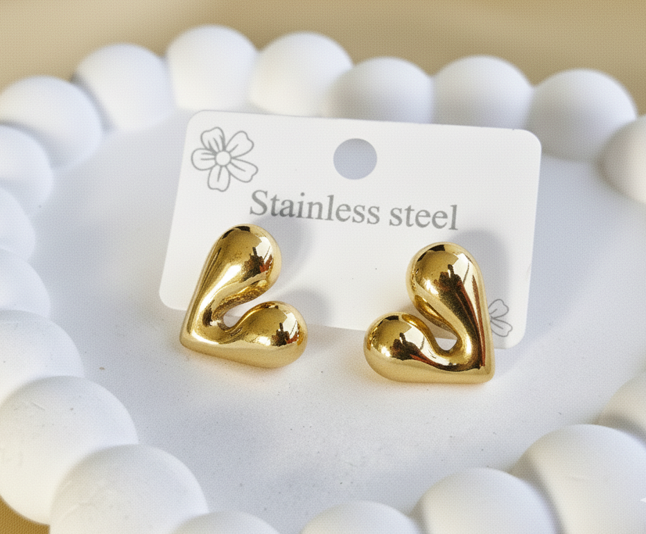 Heart Studs