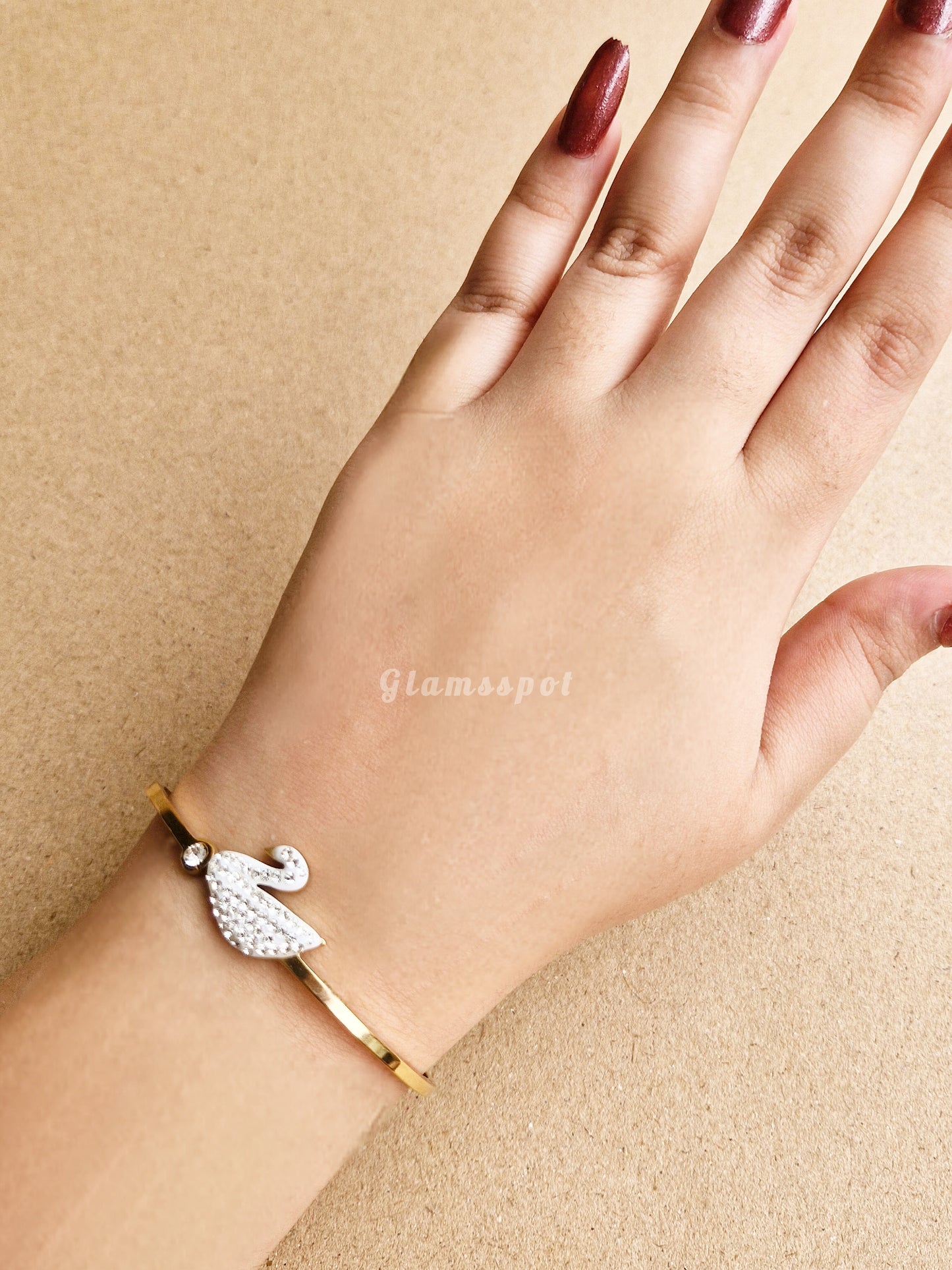 White swan bracelet