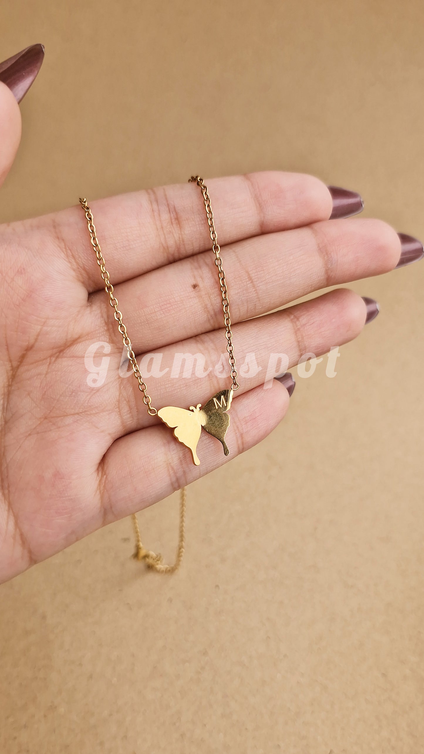 Butterfly Gold Necklace