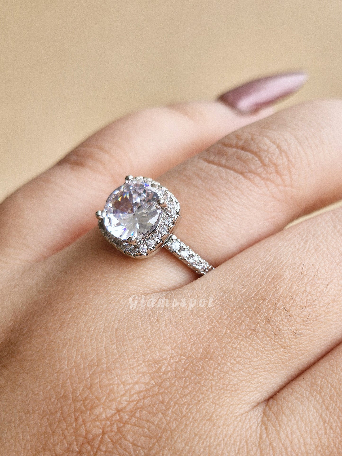 Silver Zircon Ring