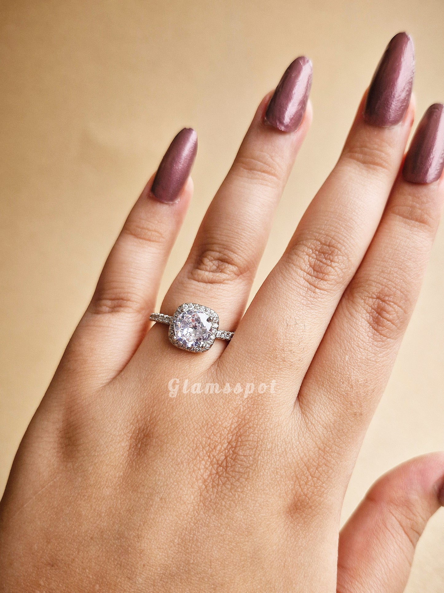 Silver Zircon Ring