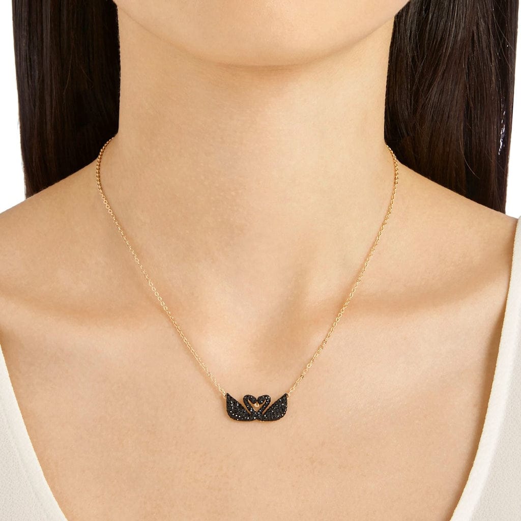 Midnight Swan Necklace