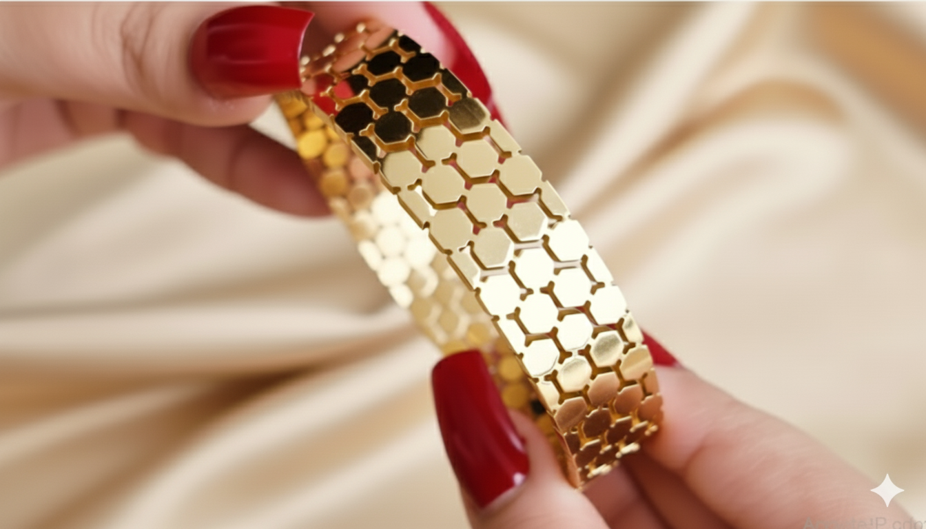 Gold Mesh Handcuff