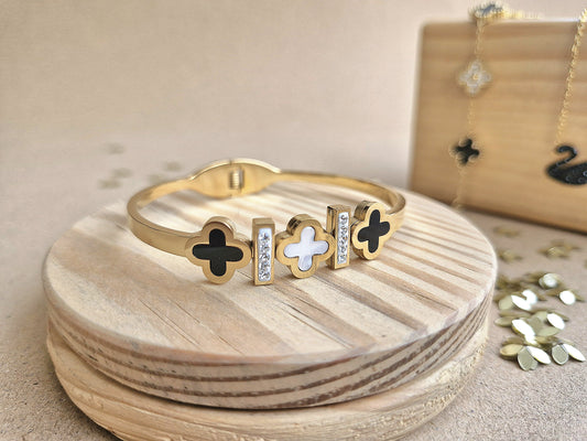 Vancleef double color zircon Handcuff