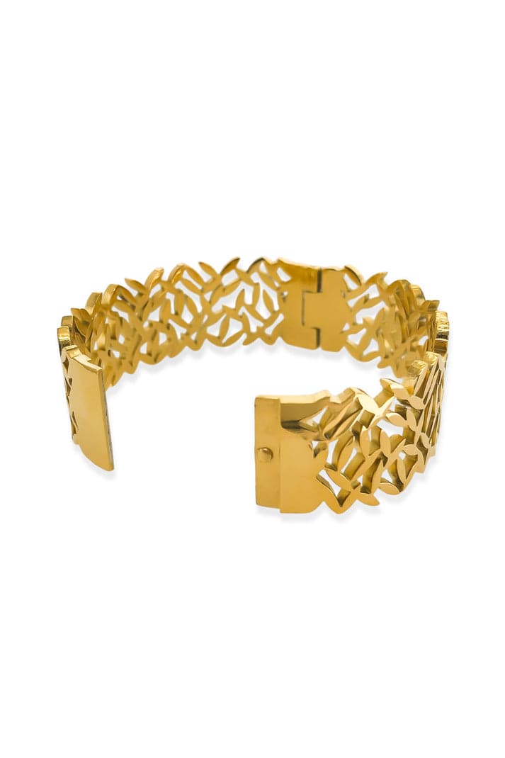 Leaf Wide Bangle