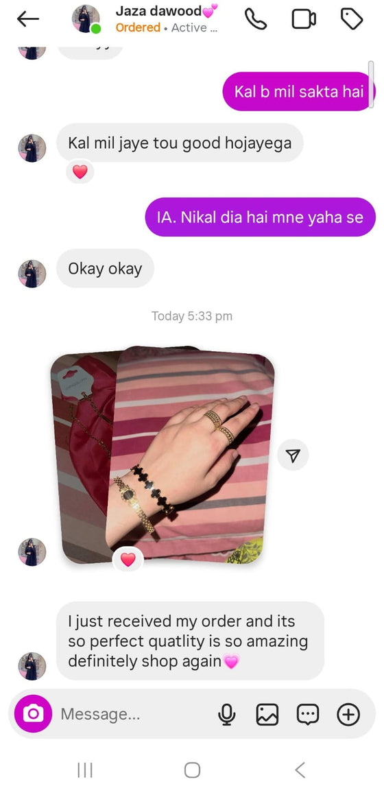Customer testimonial 1