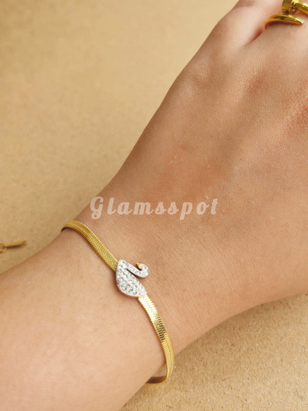 White swan bracelet