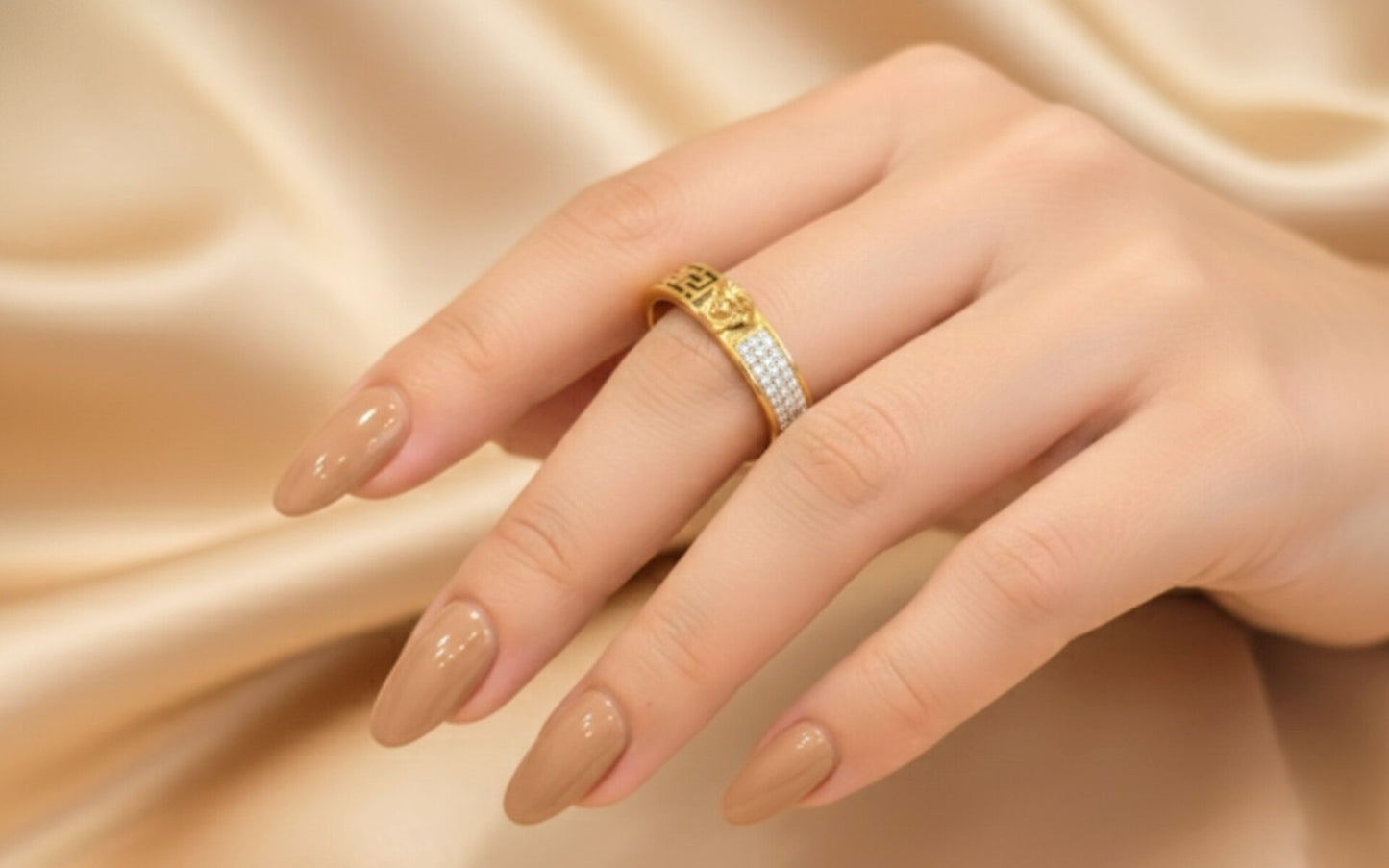 Versace Inspired Ring