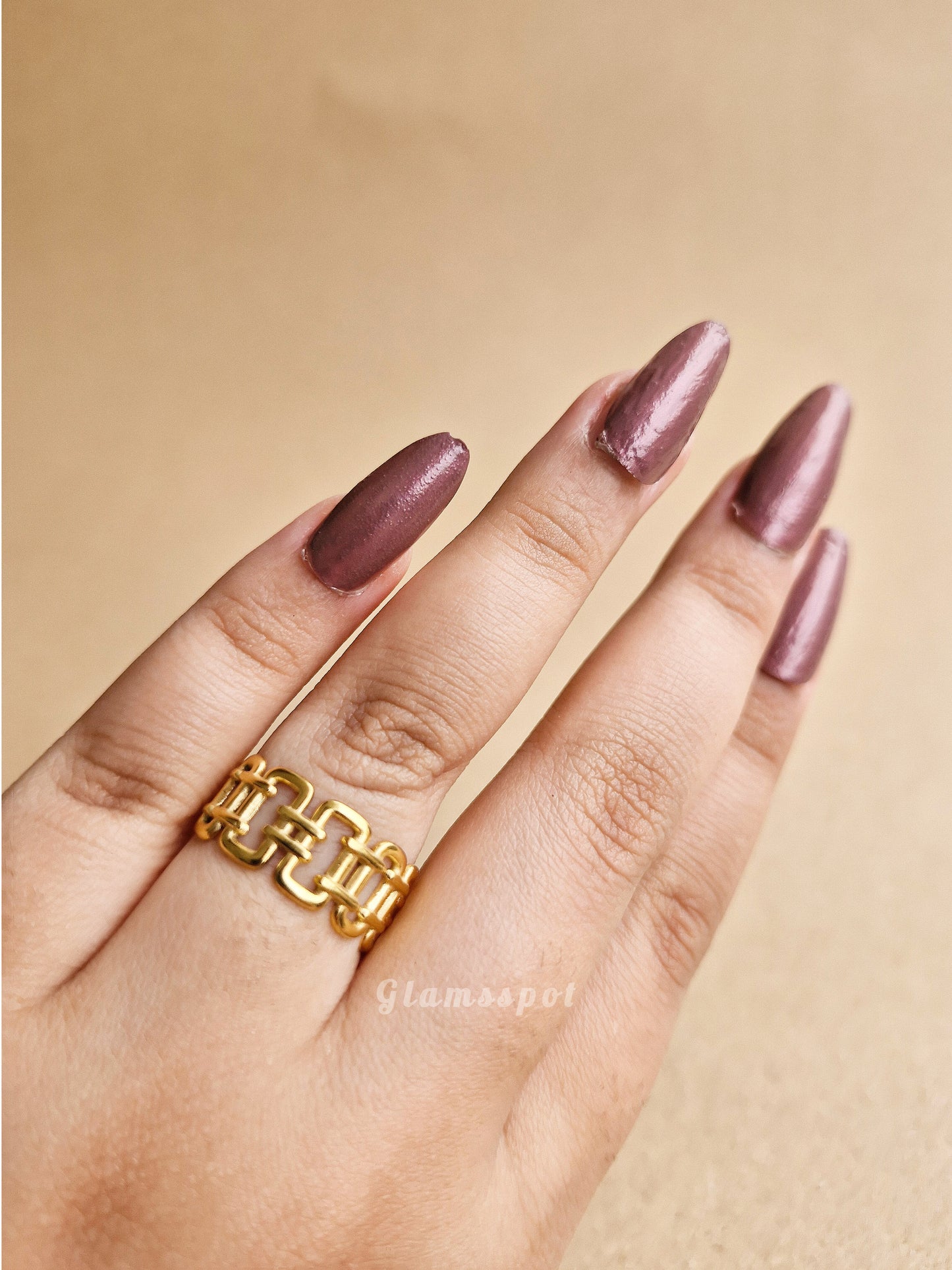 Tiffany Inspired Gold Ring