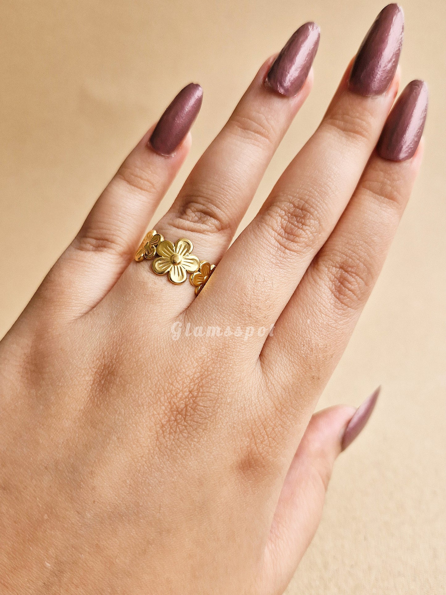 Gold Flower Ring
