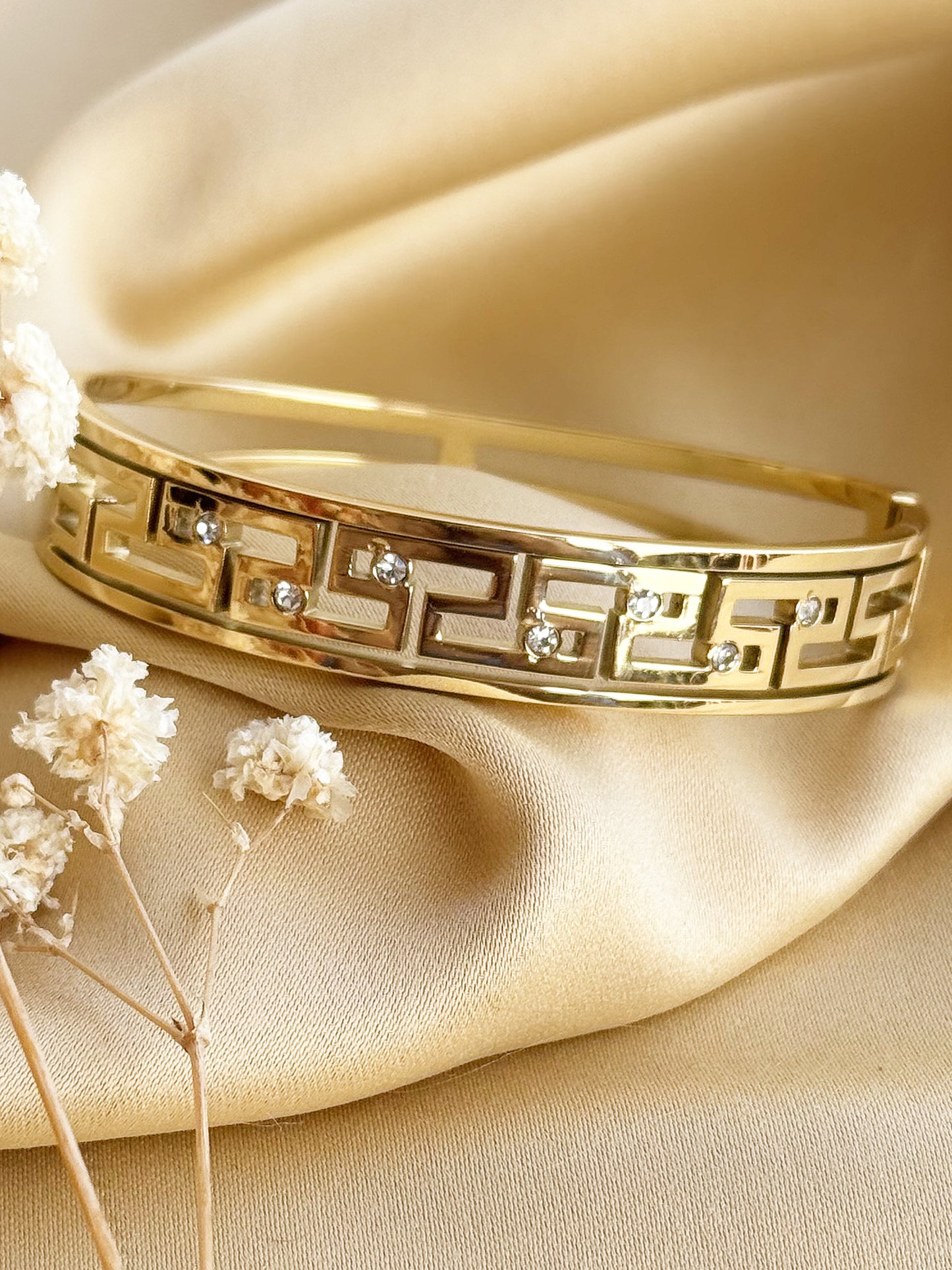 Geometric Stone Handcuff