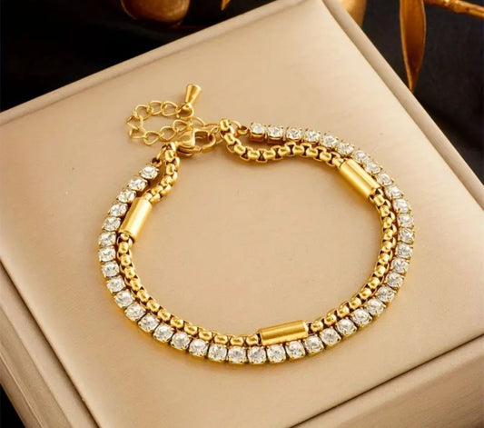 Trendy 2 layer Bracelet
