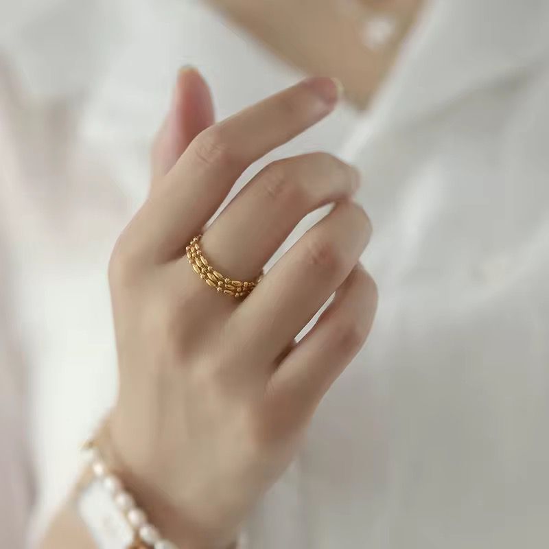 Gold Chain Ring